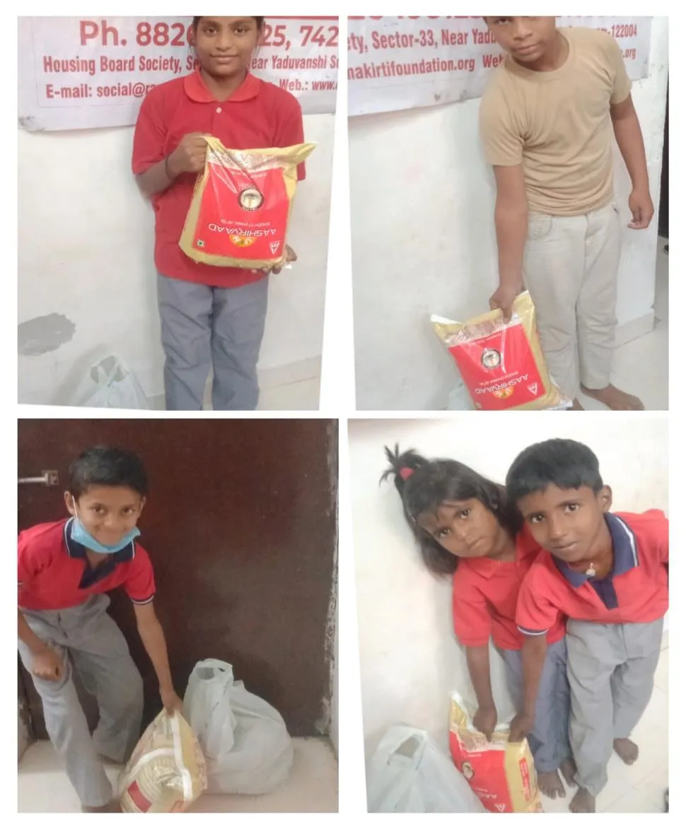 Ration Kits Distribution during Covid